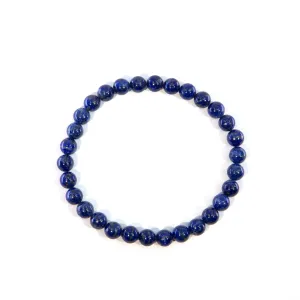 Lapis Lazuli 6mm Beaded Bracelet