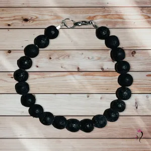 Lava Rock (10 mm stone) Bracelet, Size 8"  #19122