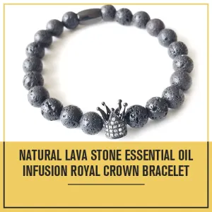 Lava Rock Bracelet Diffuser Bracelet Crown Bracelet