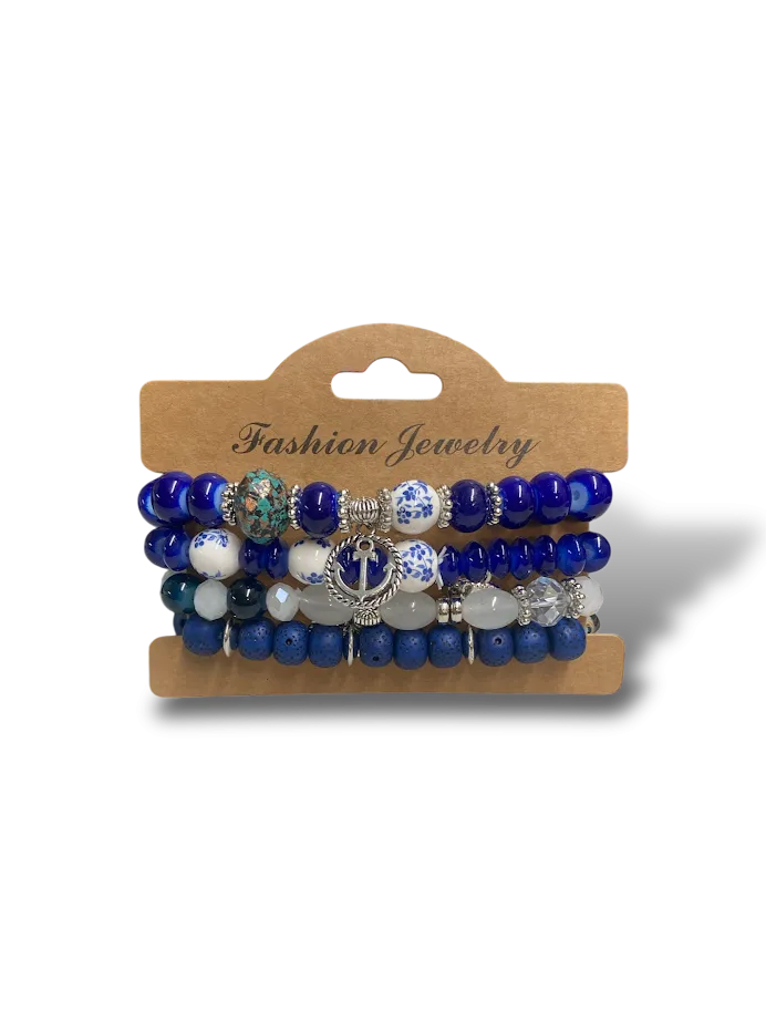 Layered Beaded Bracelets