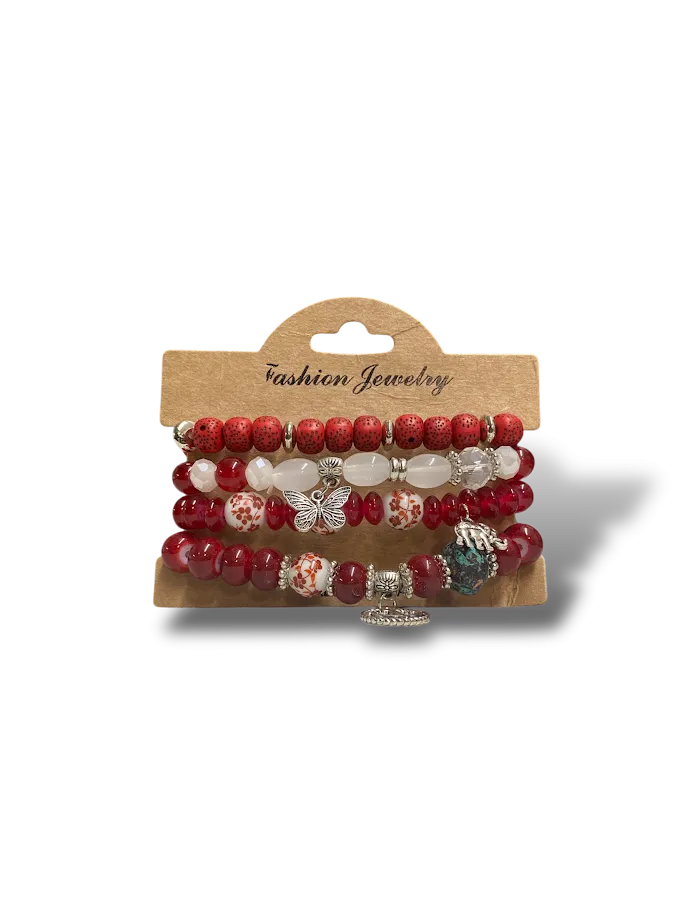 Layered Beaded Bracelets