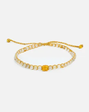 Lemon Quartz Bracelet | Gold
