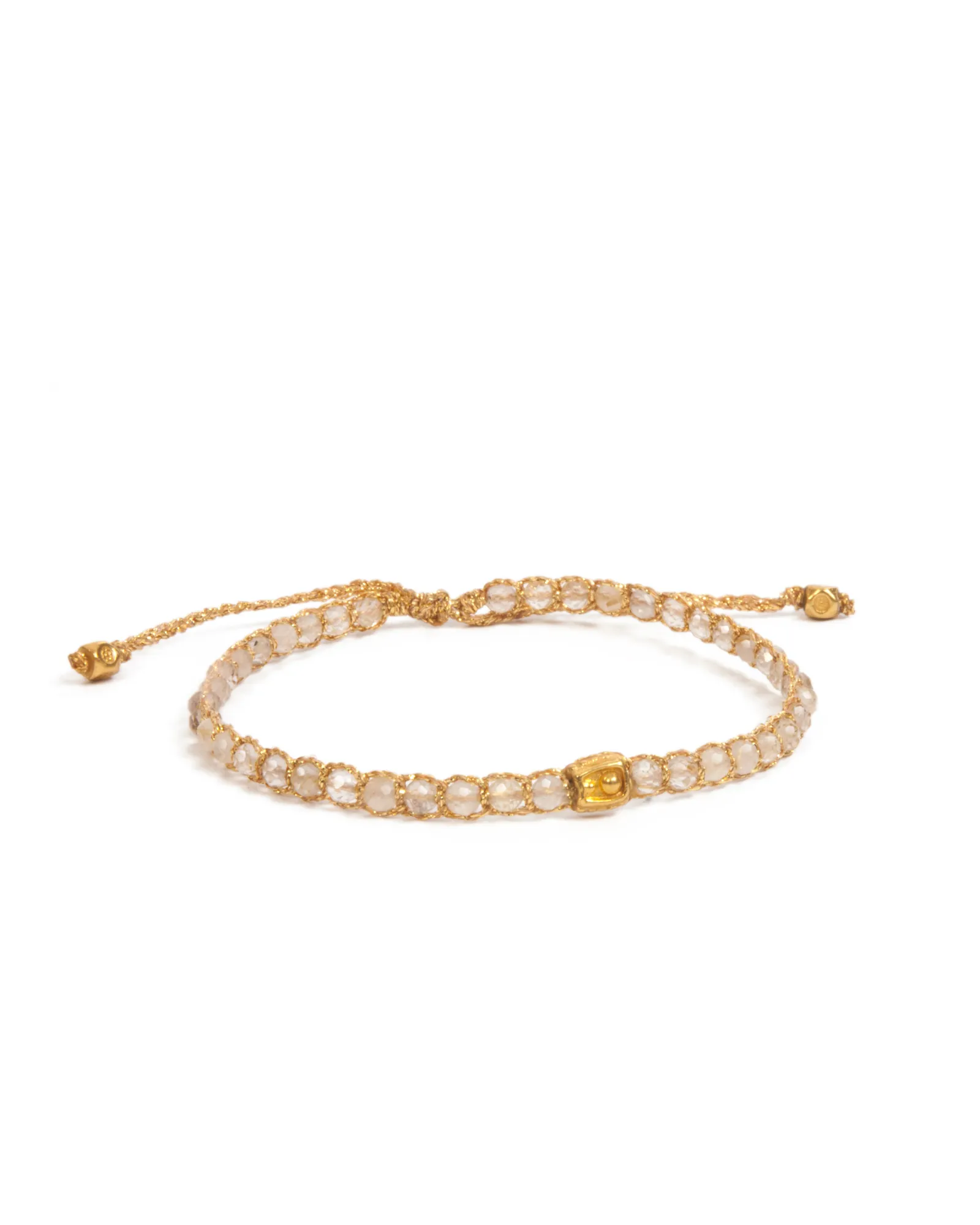 Lemon Quartz Bracelet | Gold