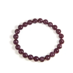 Lepidolite 8mm Beaded Bracelet