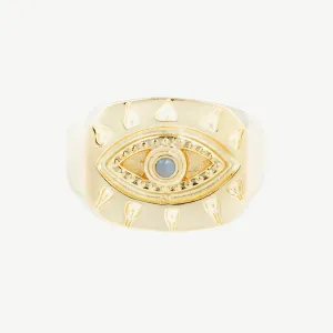 Lone Eye Signet in Opal