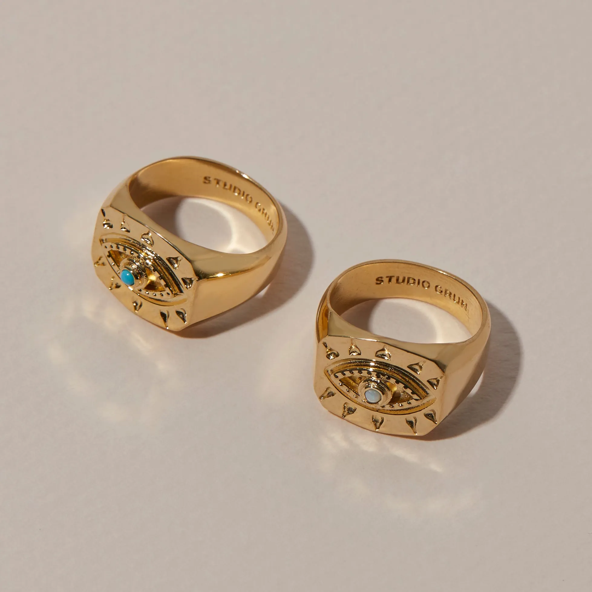 Lone Eye Signet in Opal