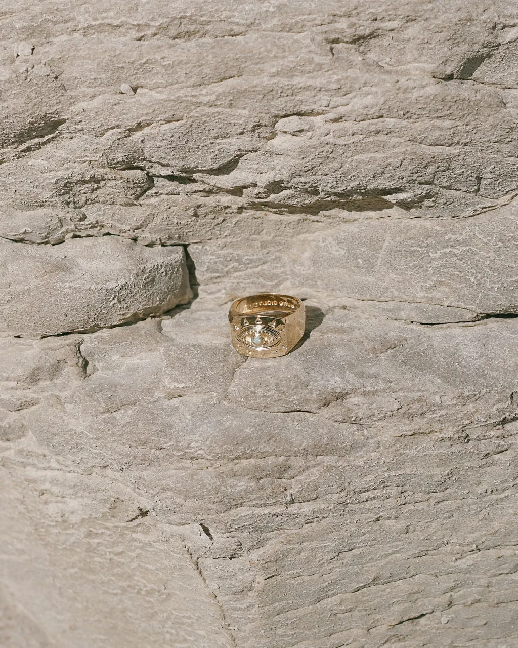 Lone Eye Signet in Opal