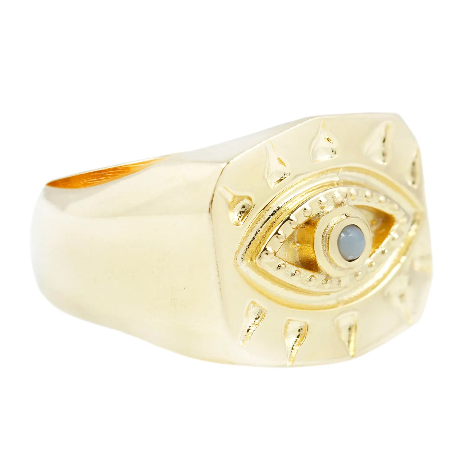 Lone Eye Signet in Opal
