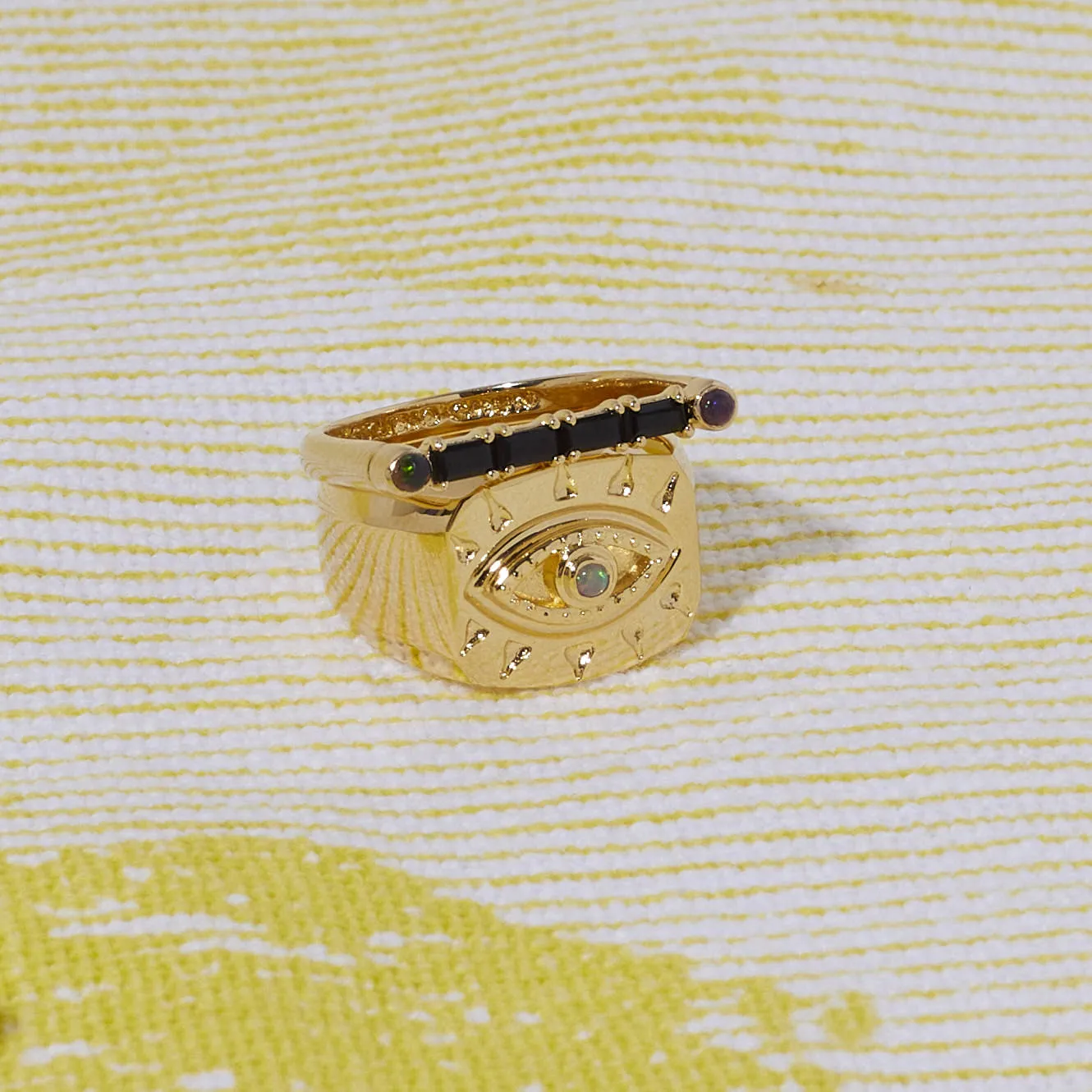 Lone Eye Signet in Opal