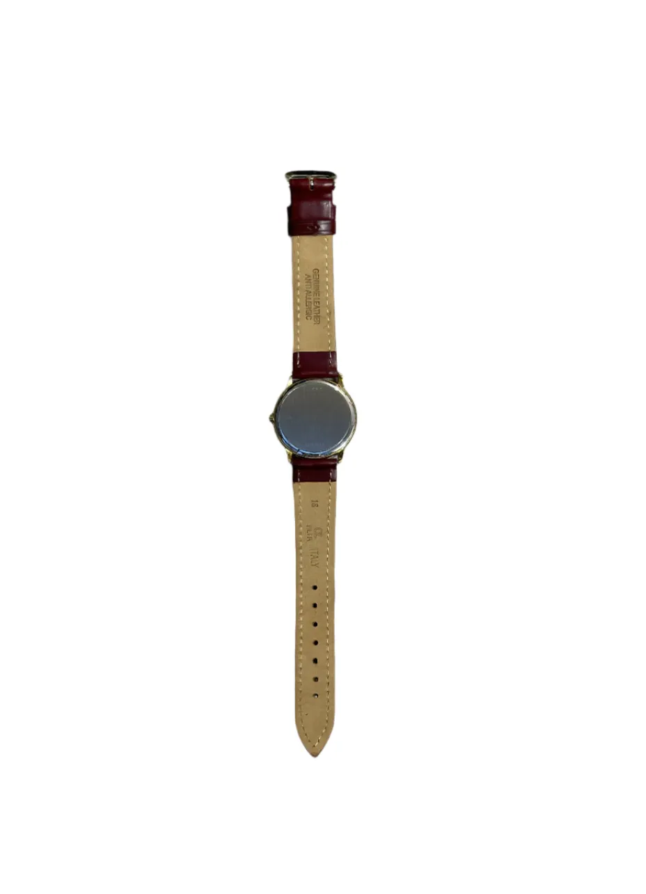 Longines Model L4.676.2 325 Brown Strap Gold Watch