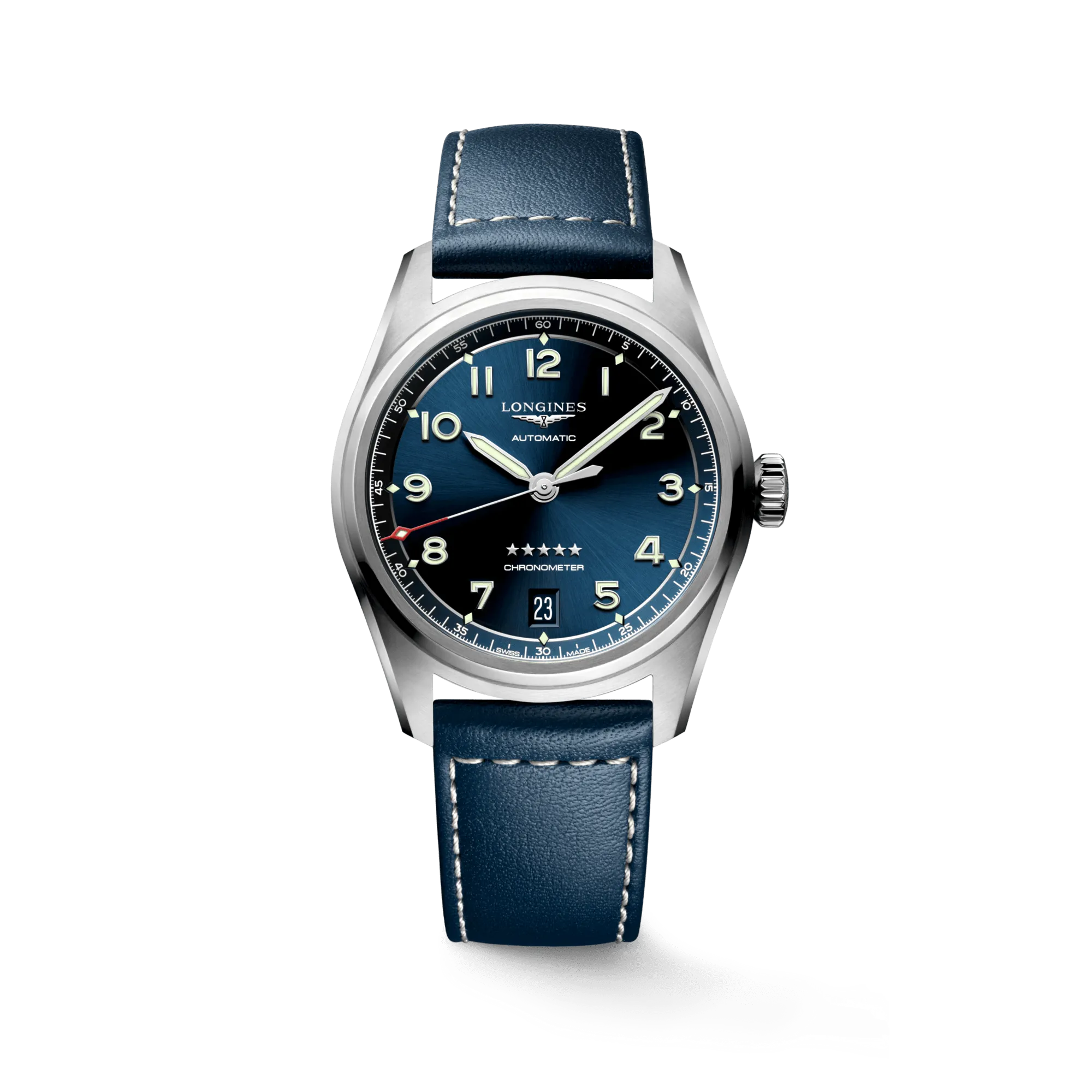 Longines Spirit 37mm Chronometer Blue Dial Unisex Watch L34104930