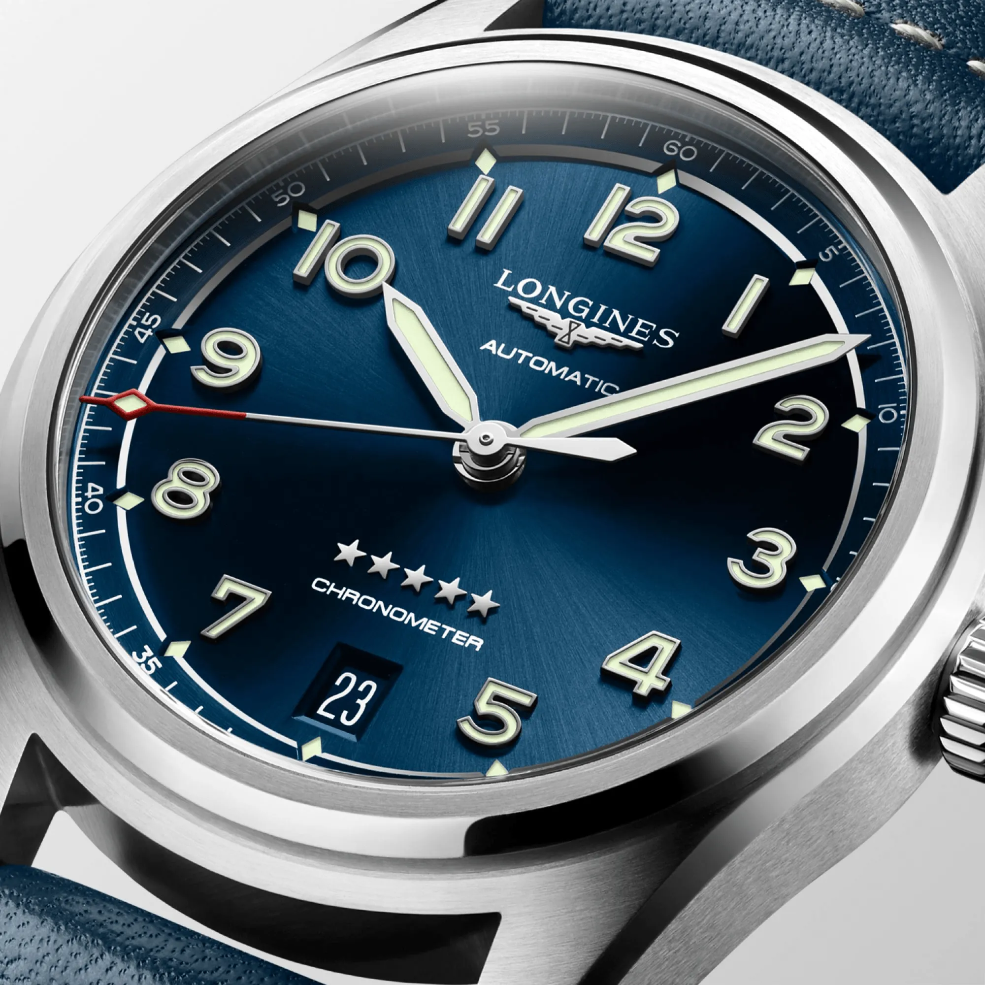 Longines Spirit 37mm Chronometer Blue Dial Unisex Watch L34104930