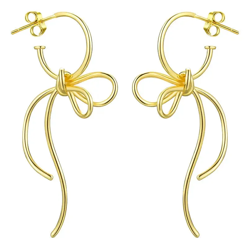 Lovely Knot Long Tassel Dangle Earrings