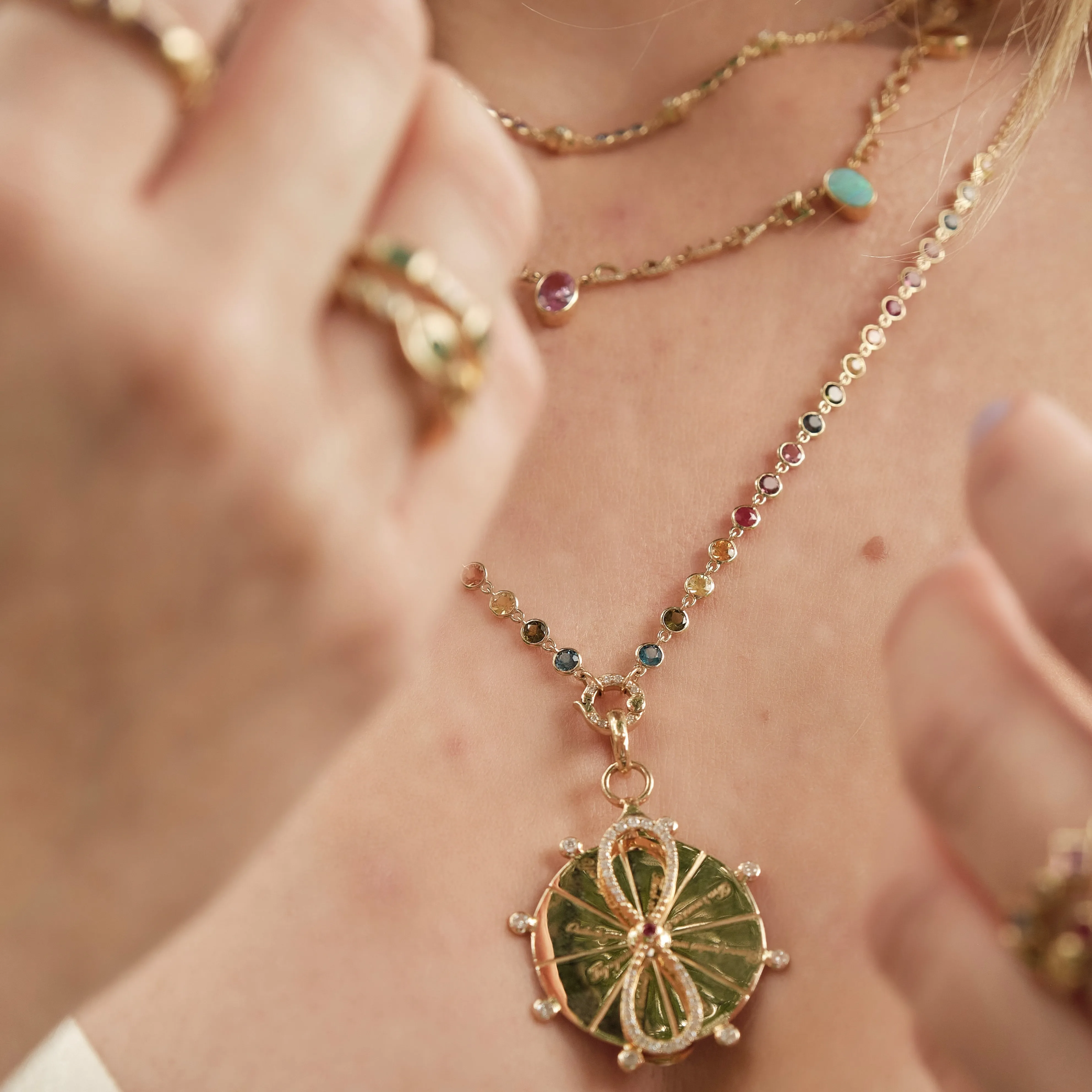 Magic 8 Spinner Pendant
