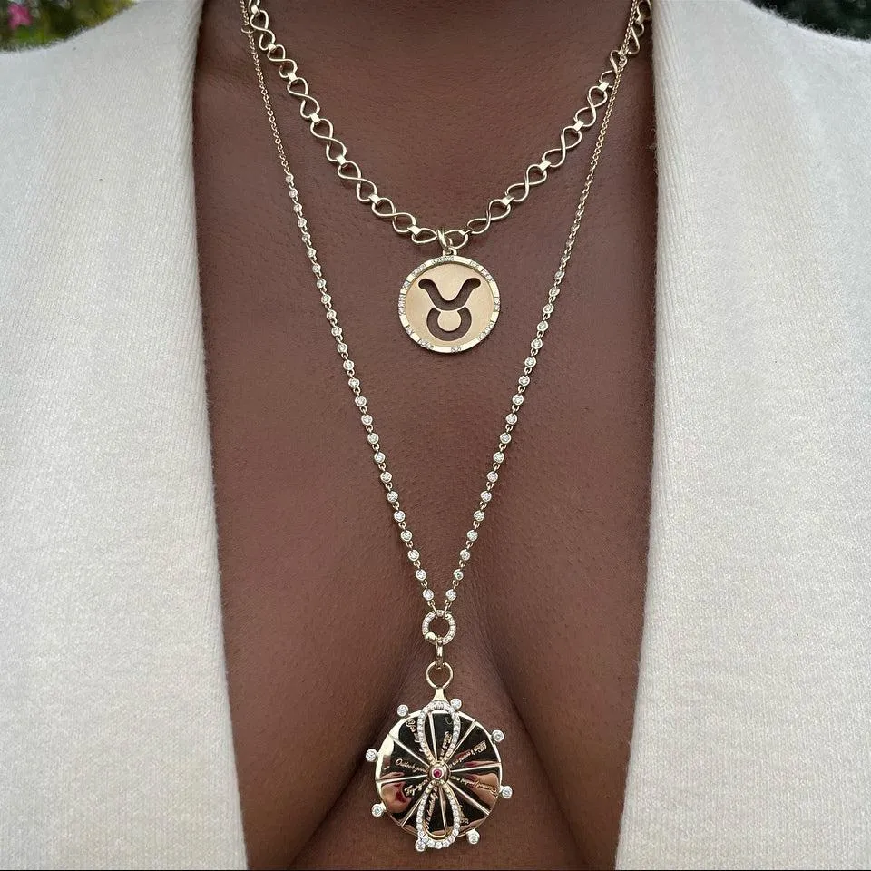 Magic 8 Spinner Pendant