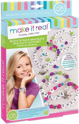 Make it Real Block 'n’ Rock Jewellery Charm Bracelets Making Kit
