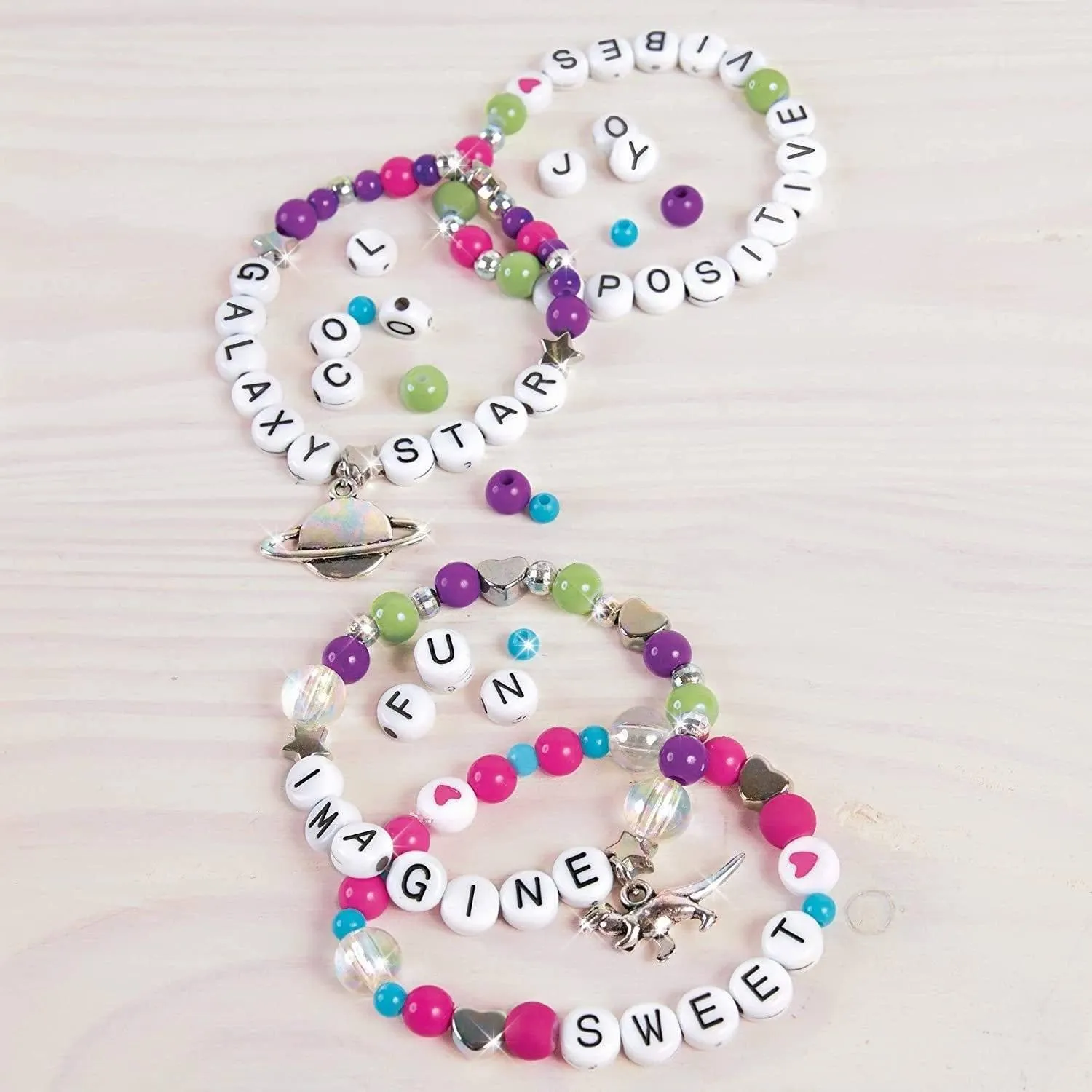 Make it Real Block 'n’ Rock Jewellery Charm Bracelets Making Kit