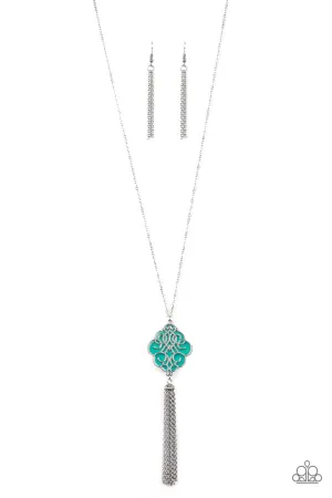 Malibu Mandala Green Necklace