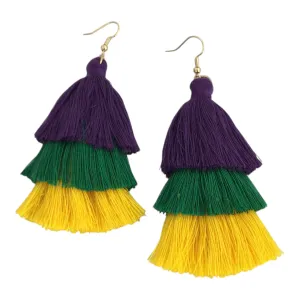 Mardi tassel earrings