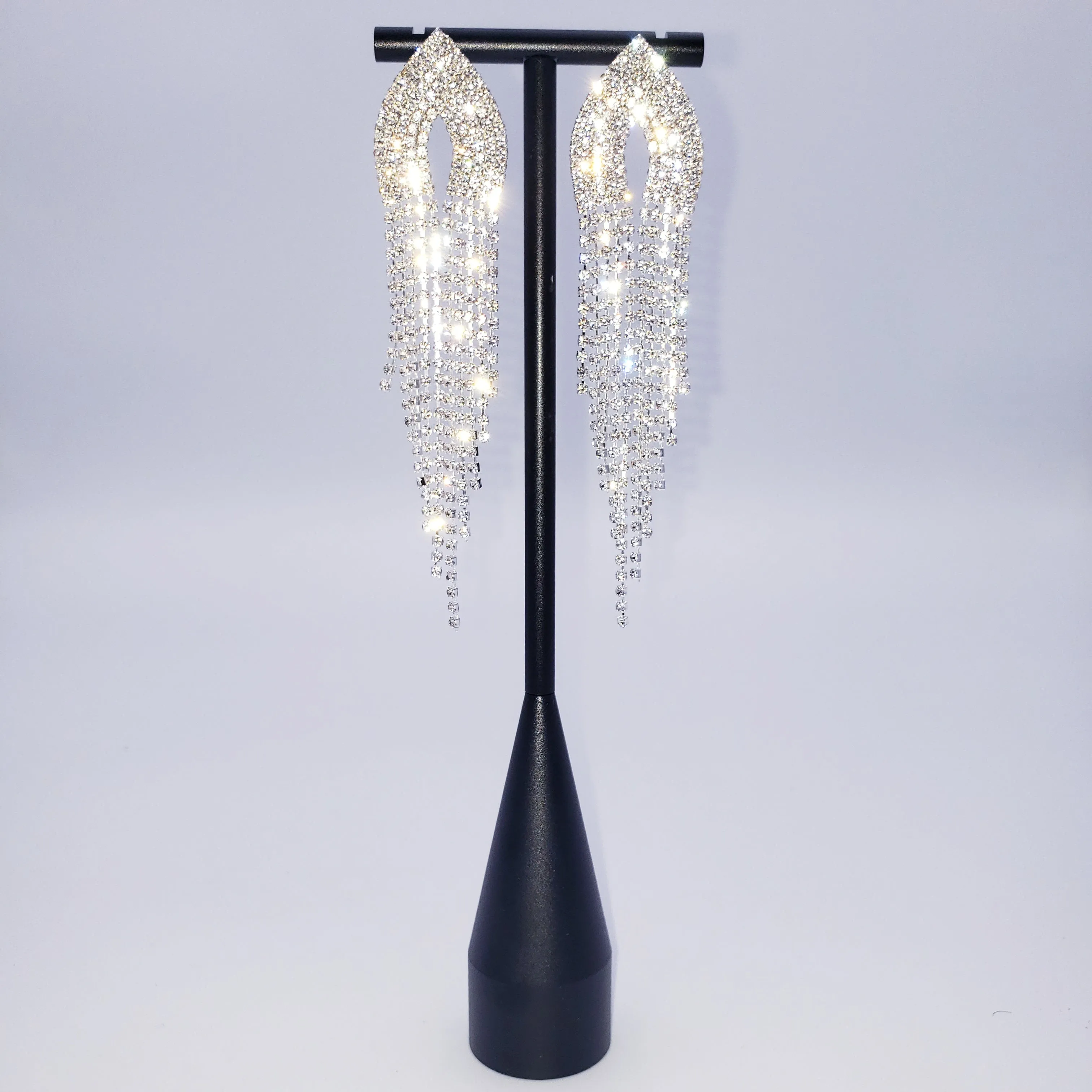 Marquise tassel rhinestone Earrings