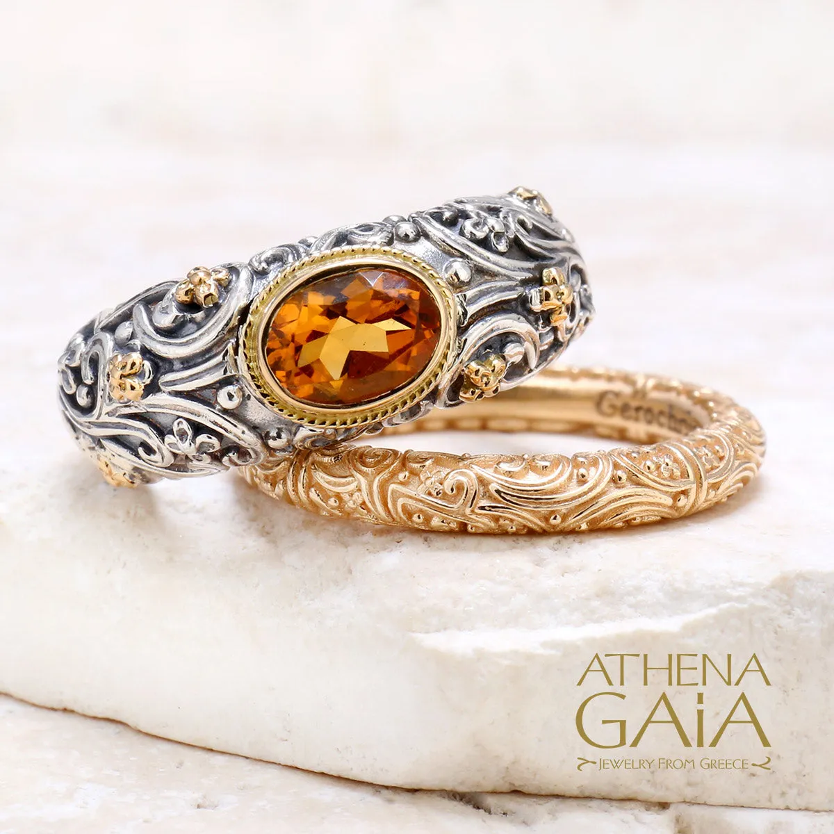 Meadow Breeze 18k Eternal 2-Ring Double Stack