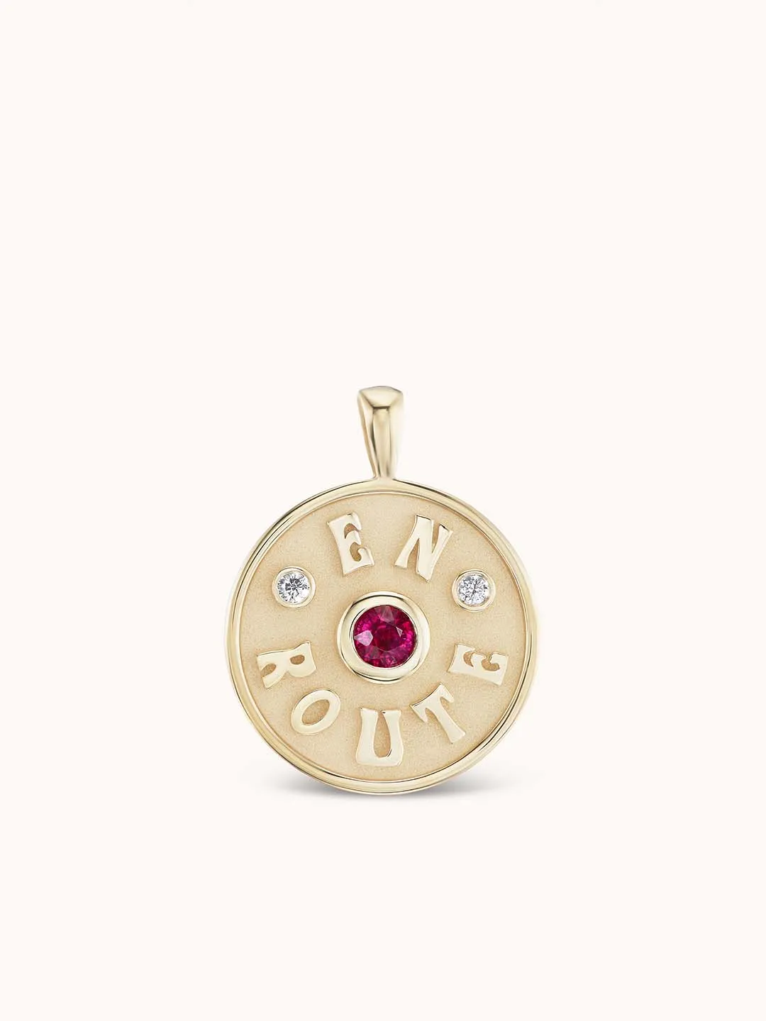 Medium En Route Necklace Ruby
