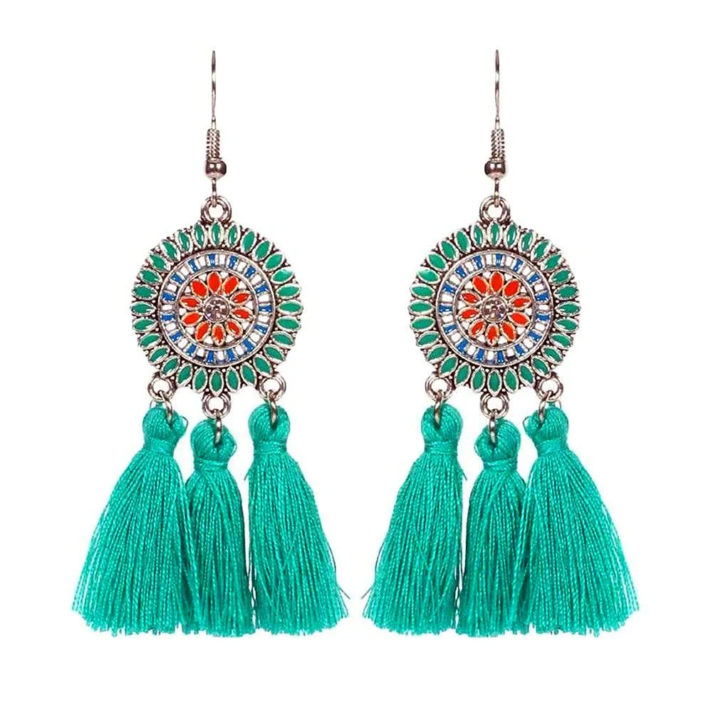 Mermaid Bahama Tassel Earrings