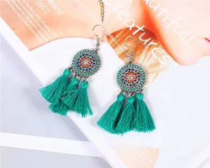Mermaid Bahama Tassel Earrings