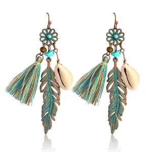Mermaid Tassel Earrings