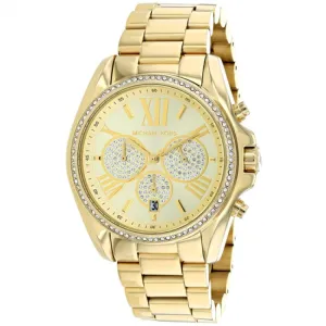 Michael Kors Gold Dial Stainless Steel Band Watch - MK6538