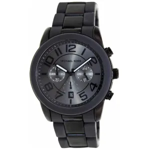 Michael Kors Men's Chronograph MK8322 Mercer Black Silicone Stainless Steel