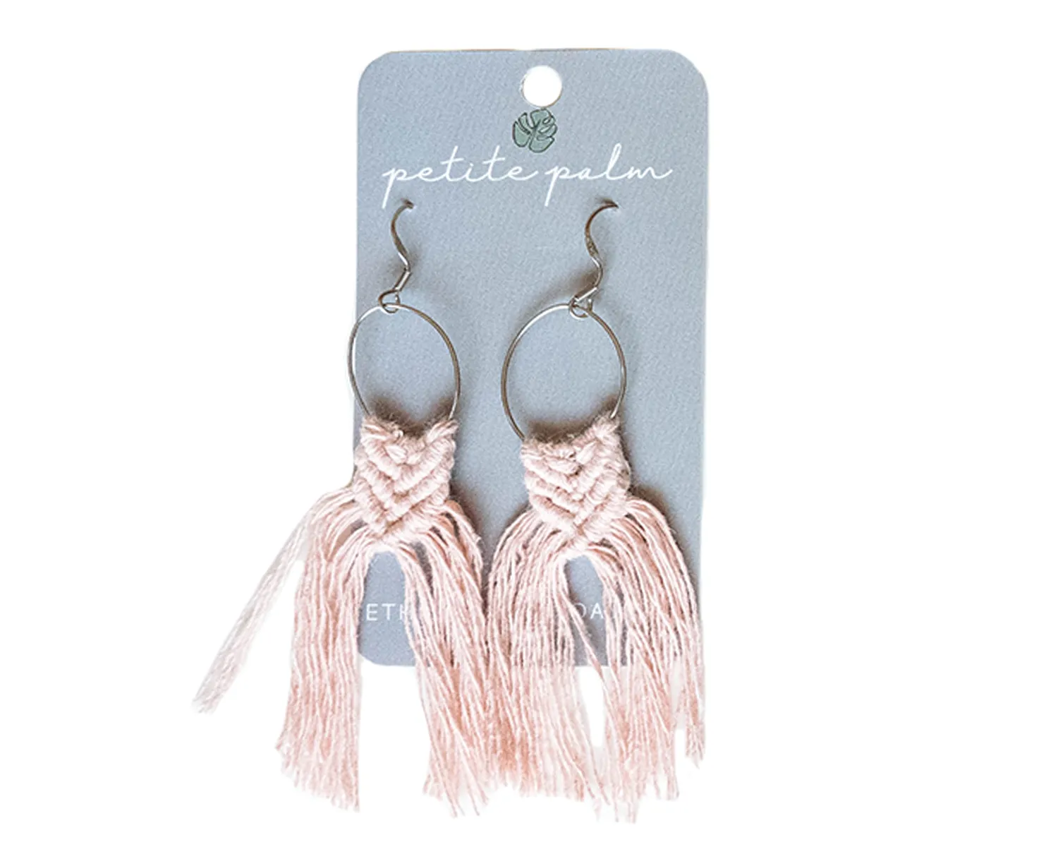 Mini Mac Earrings - Blush