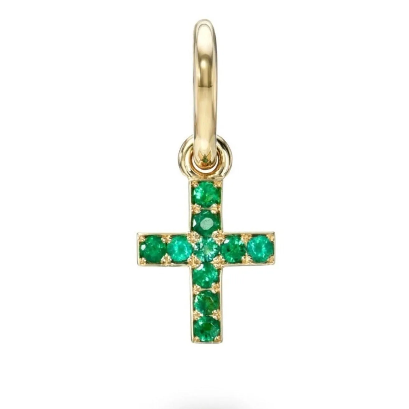 MINI PAVÉ CARMELA CROSS WITH GEMSTONES