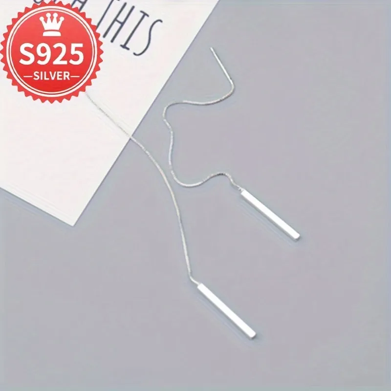 Minimalist Tassel Ear Thread Hypoallergenic Earrings