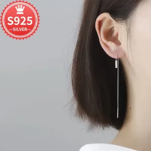 Minimalist Tassel Ear Thread Hypoallergenic Earrings