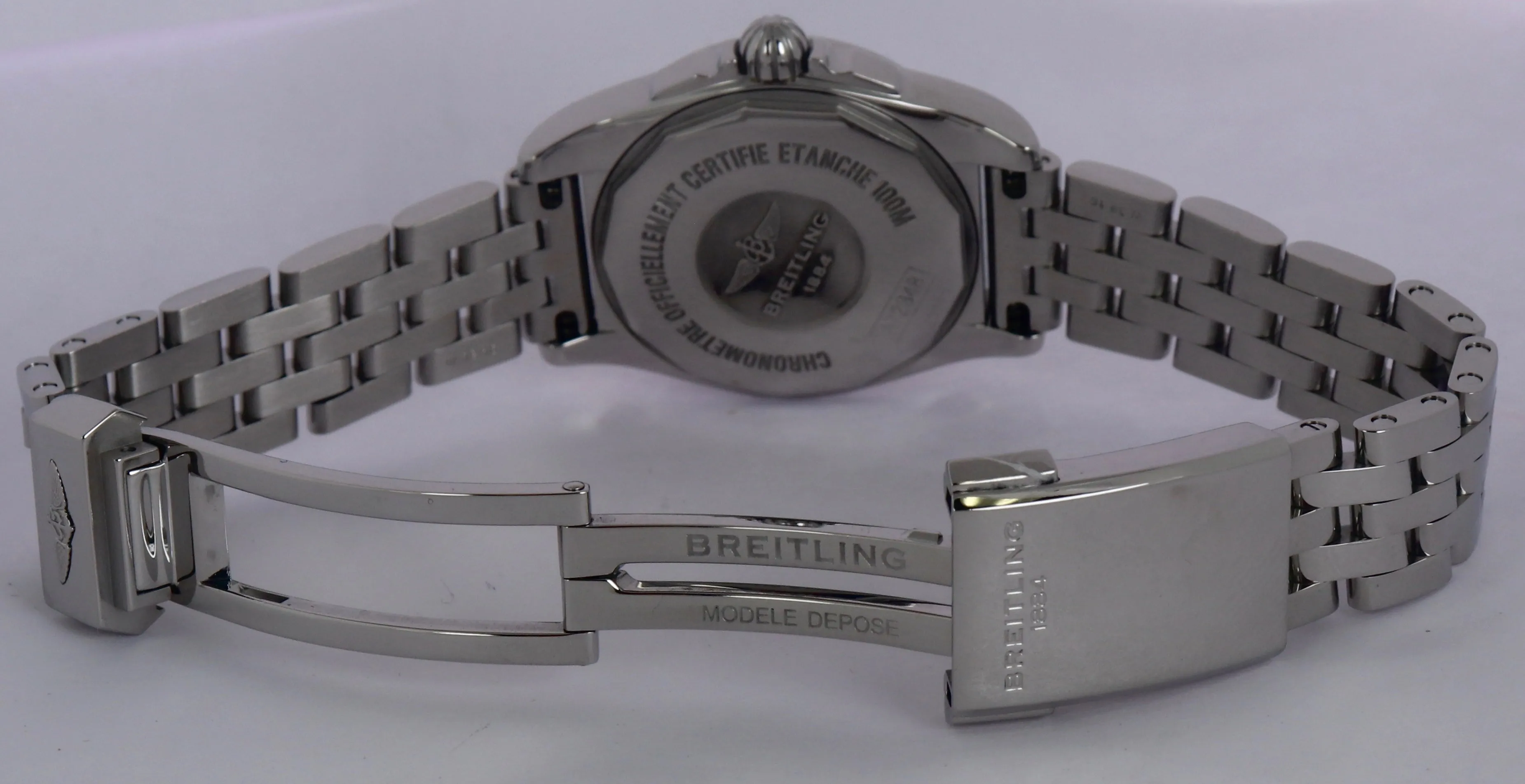 MINT 2018 Ladies Breitling Galactic 29 Date MOP Diamond 29mm Stainless A72348