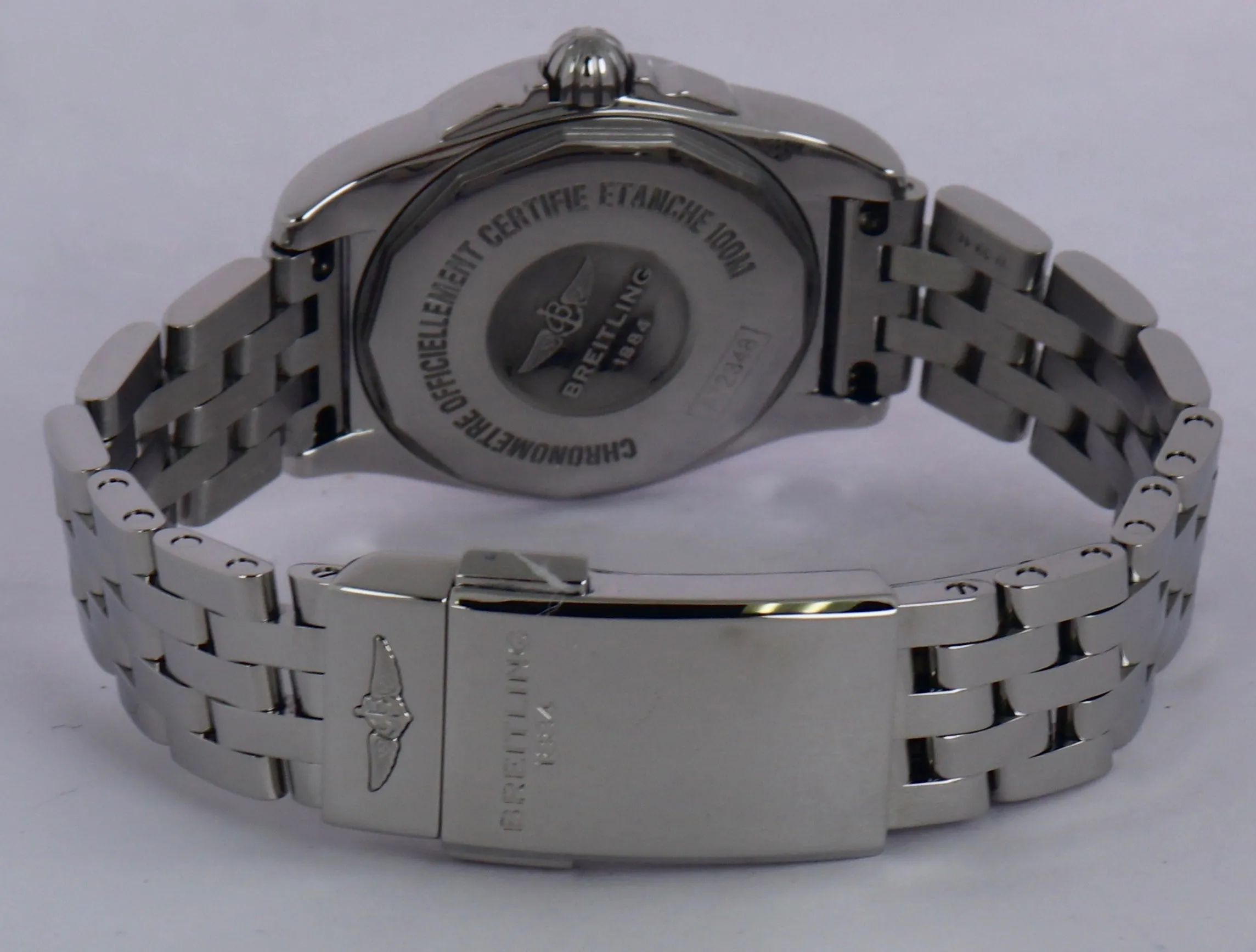MINT 2018 Ladies Breitling Galactic 29 Date MOP Diamond 29mm Stainless A72348