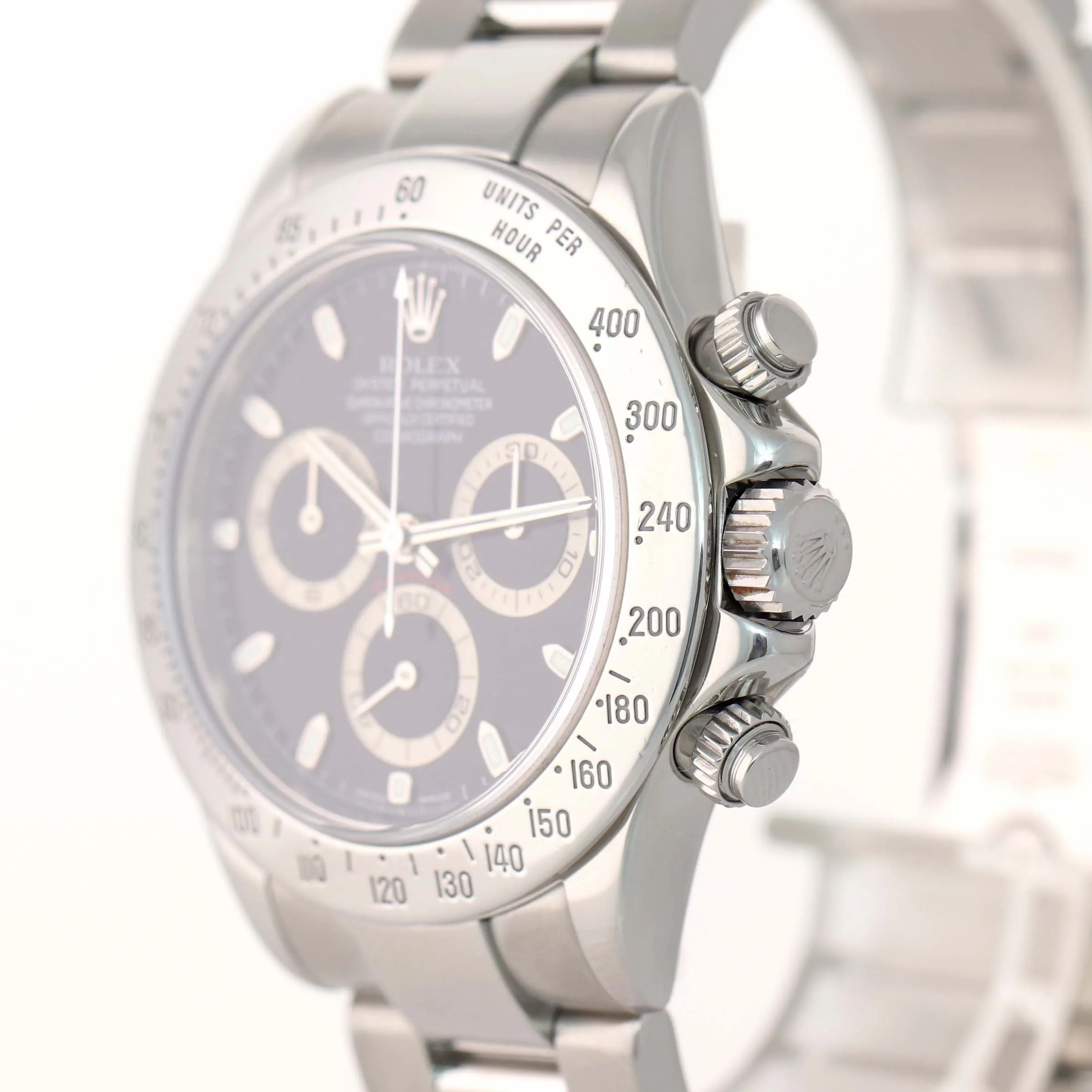 MINT Rolex Daytona 116520 Black Dial Steel Chronograph 40 mm Watch Box