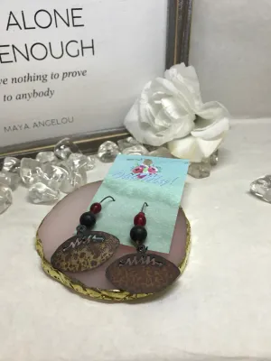 Miss Grit Football Earrings