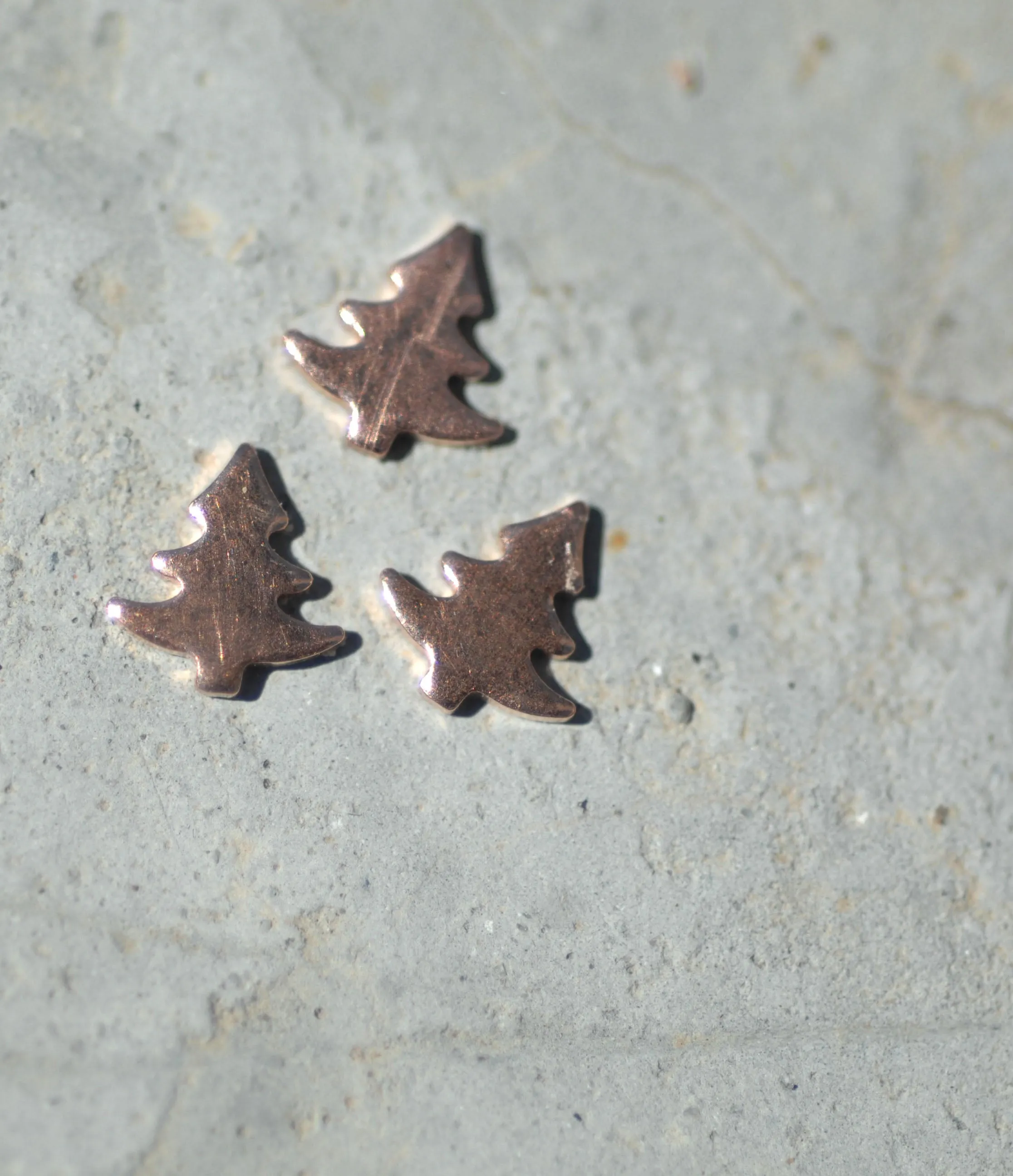 Most Tiny Metal Christmas Pine Tree #2 Mini Blanks