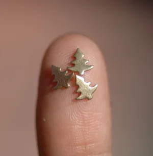 Most Tiny Metal Christmas Pine Tree #2 Mini Blanks