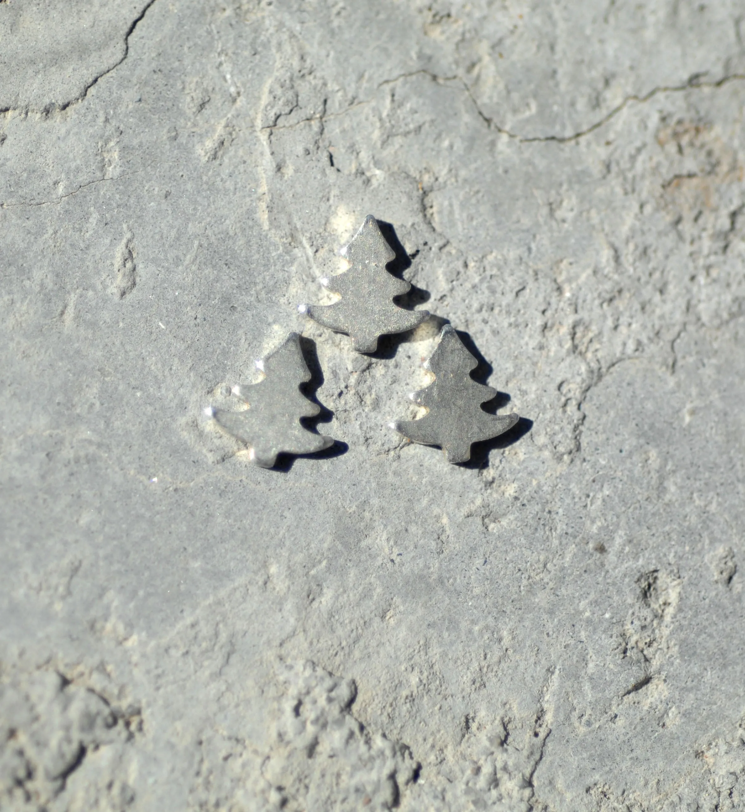 Most Tiny Metal Christmas Pine Tree #2 Mini Blanks