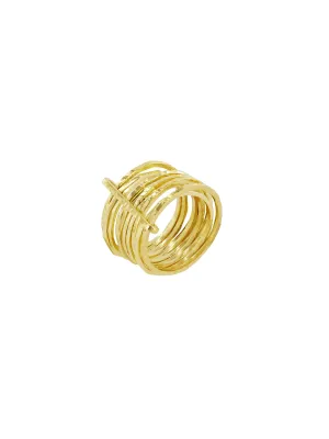 Multi Stack Ring Gold Vermeil