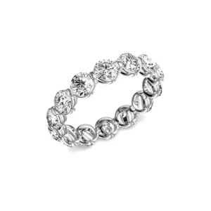 My Caroline White Gold 5.05ctw Round Brilliant Eternity Wedding Band- VC1042-RD-040-WG