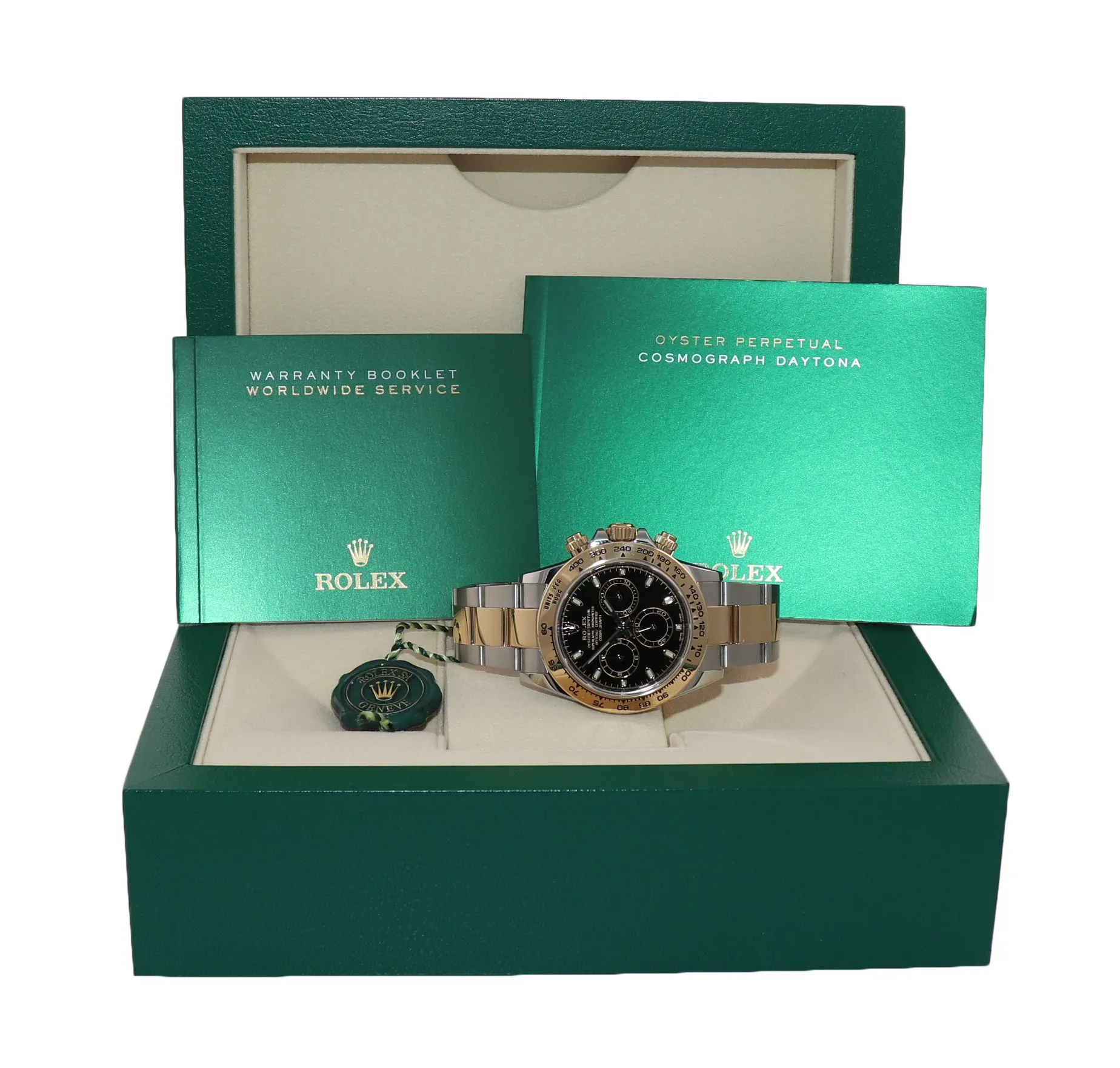 NEW 2020 Rolex Daytona Cosmograph 116503 Black Two Tone 18k Yellow Gold Watch
