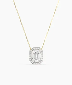 Octagon Diamond Necklace