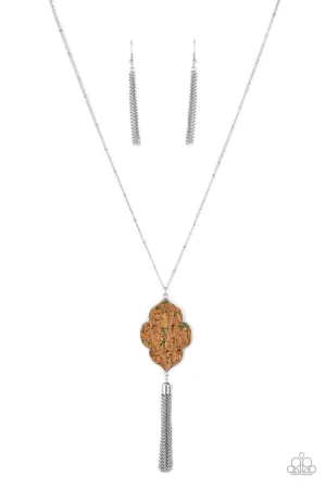One Night in Casablanca Green Paparazzi Necklace