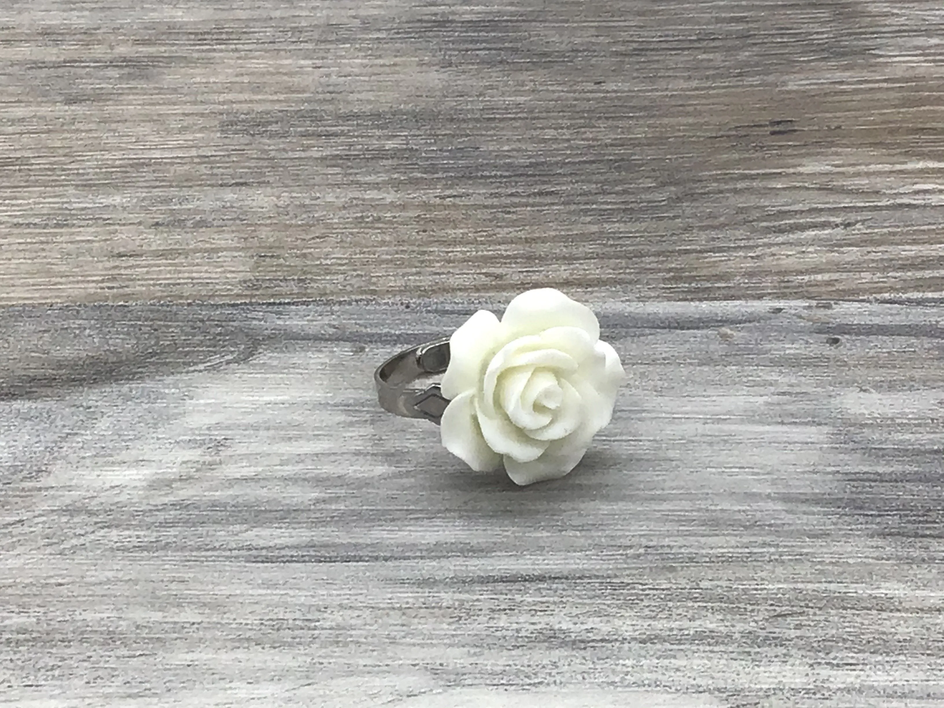 Opaque Resin  Rose Ring