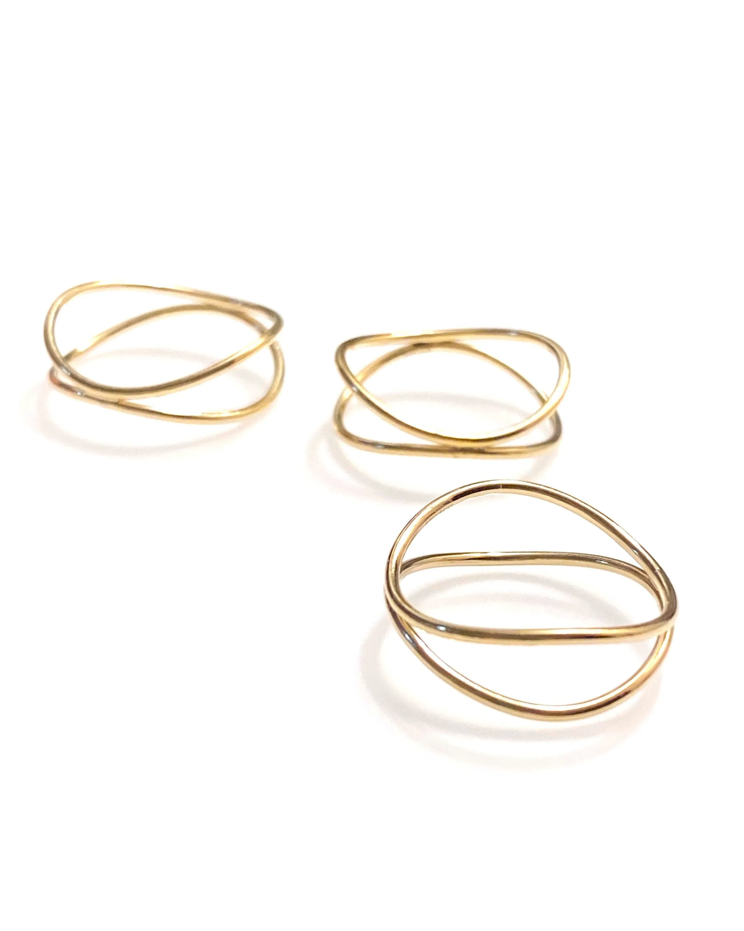 Orbit ring (14K gold-filled, shower safe)