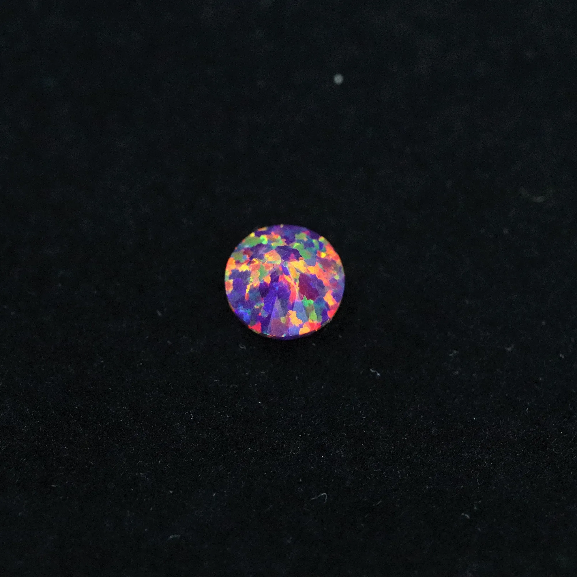 Orchid Diamond Cut Faceted Opal Stones